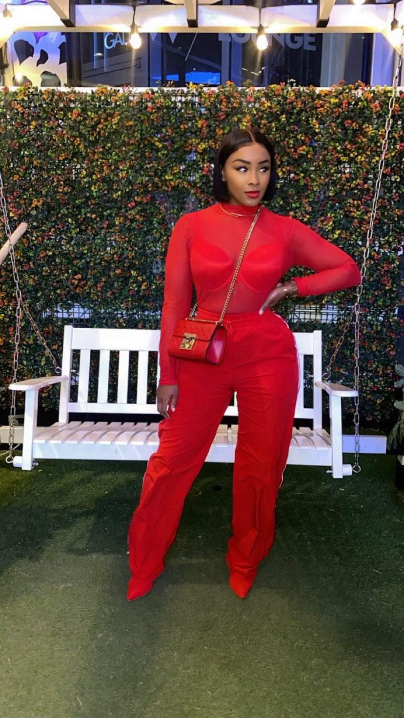 Alyssa Bodysuit (Red)