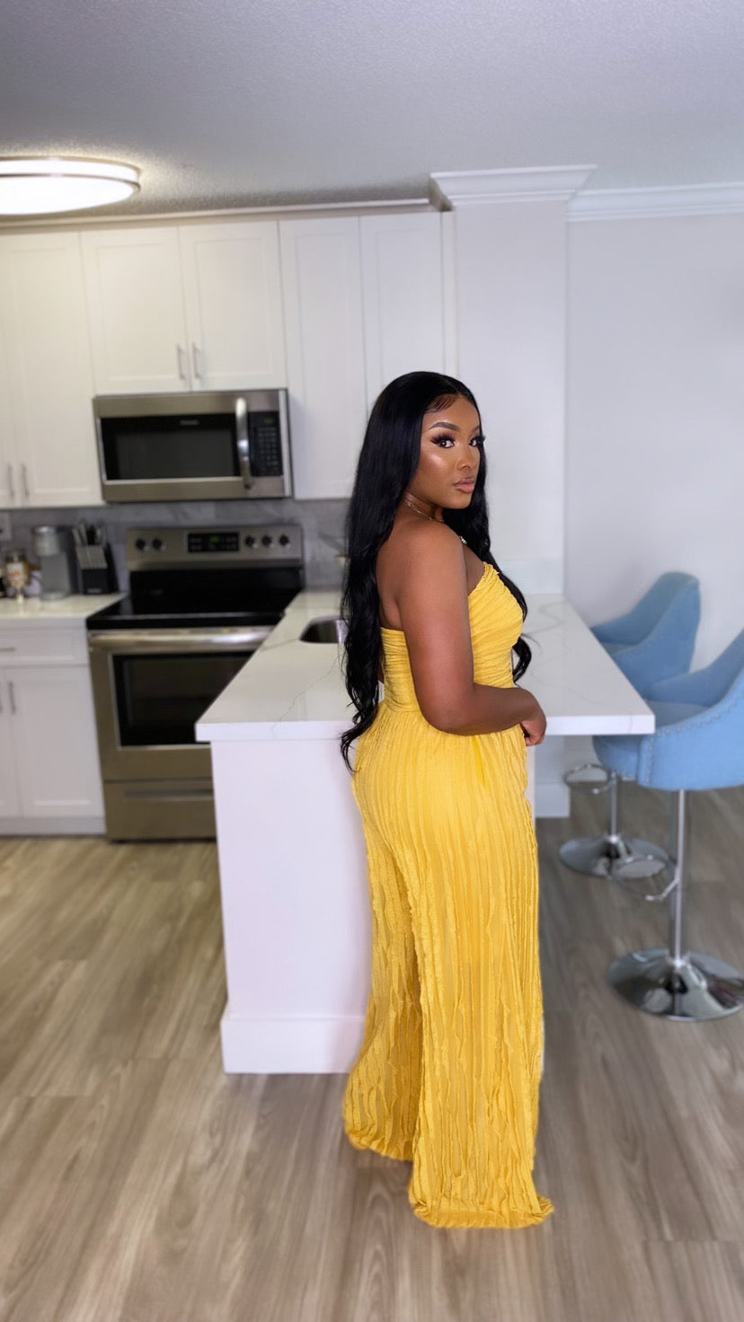 Breanne Jumpsuit (Mustard)