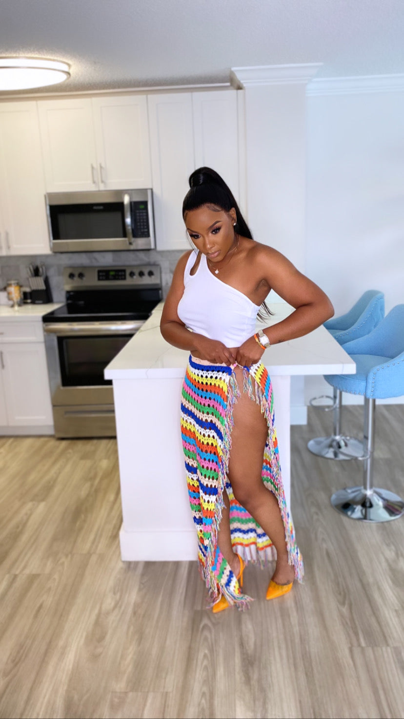 Beach Babe Knitted Skirt