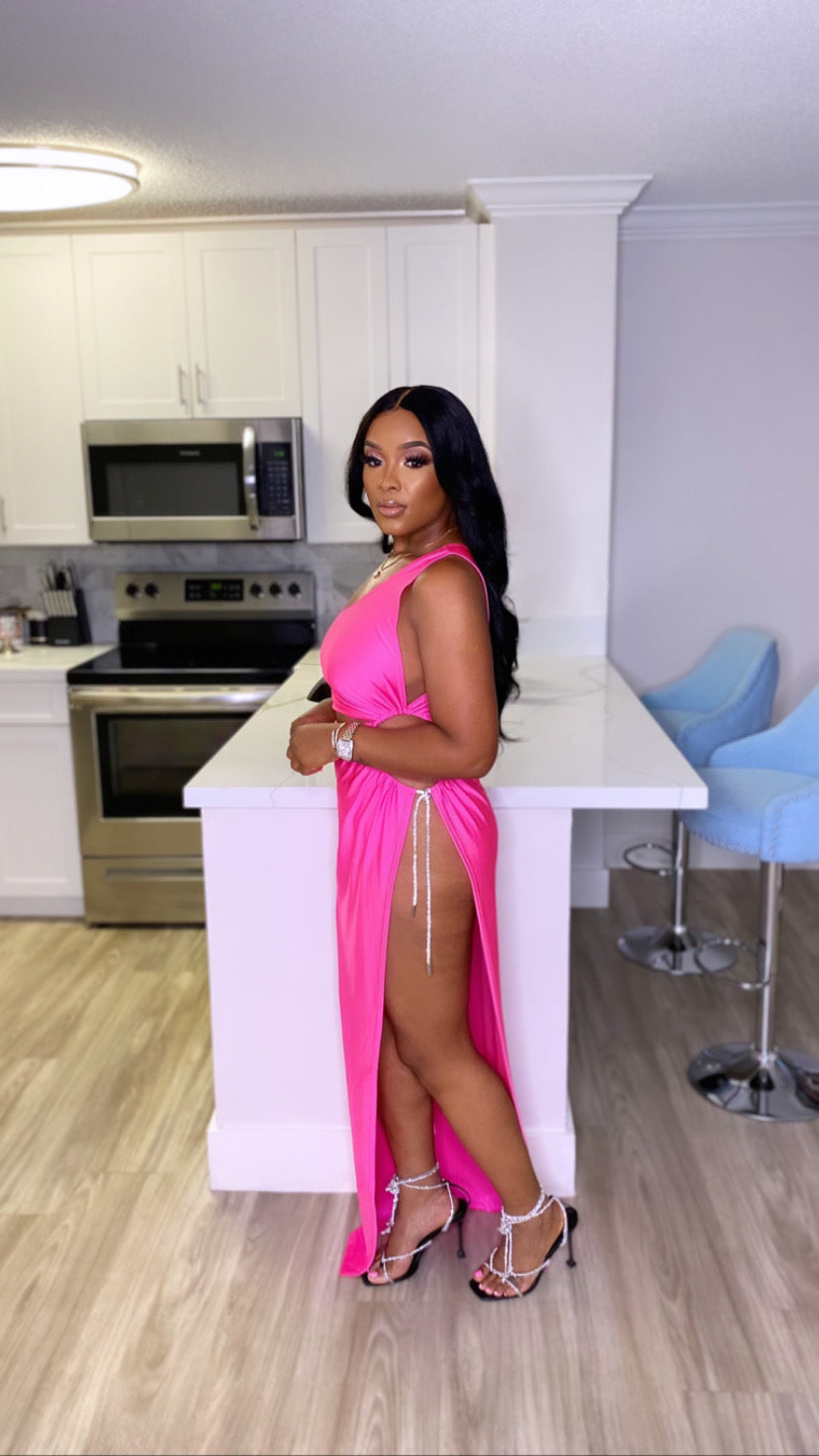 Kaycee Maxi Dress (Pink)