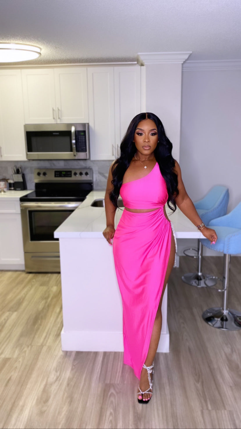 Kaycee Maxi Dress (Pink)