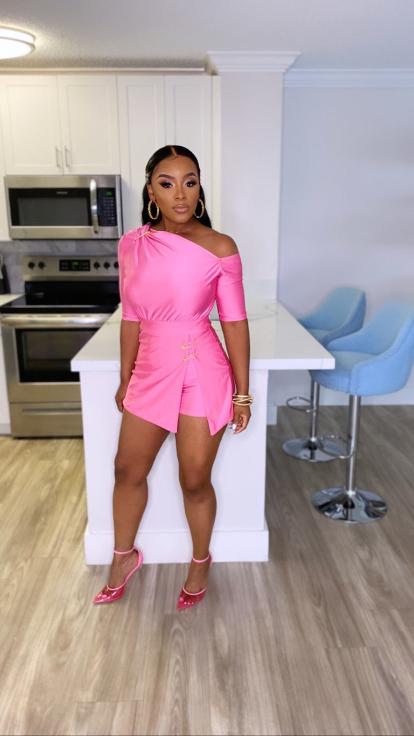Pink Addict Romper