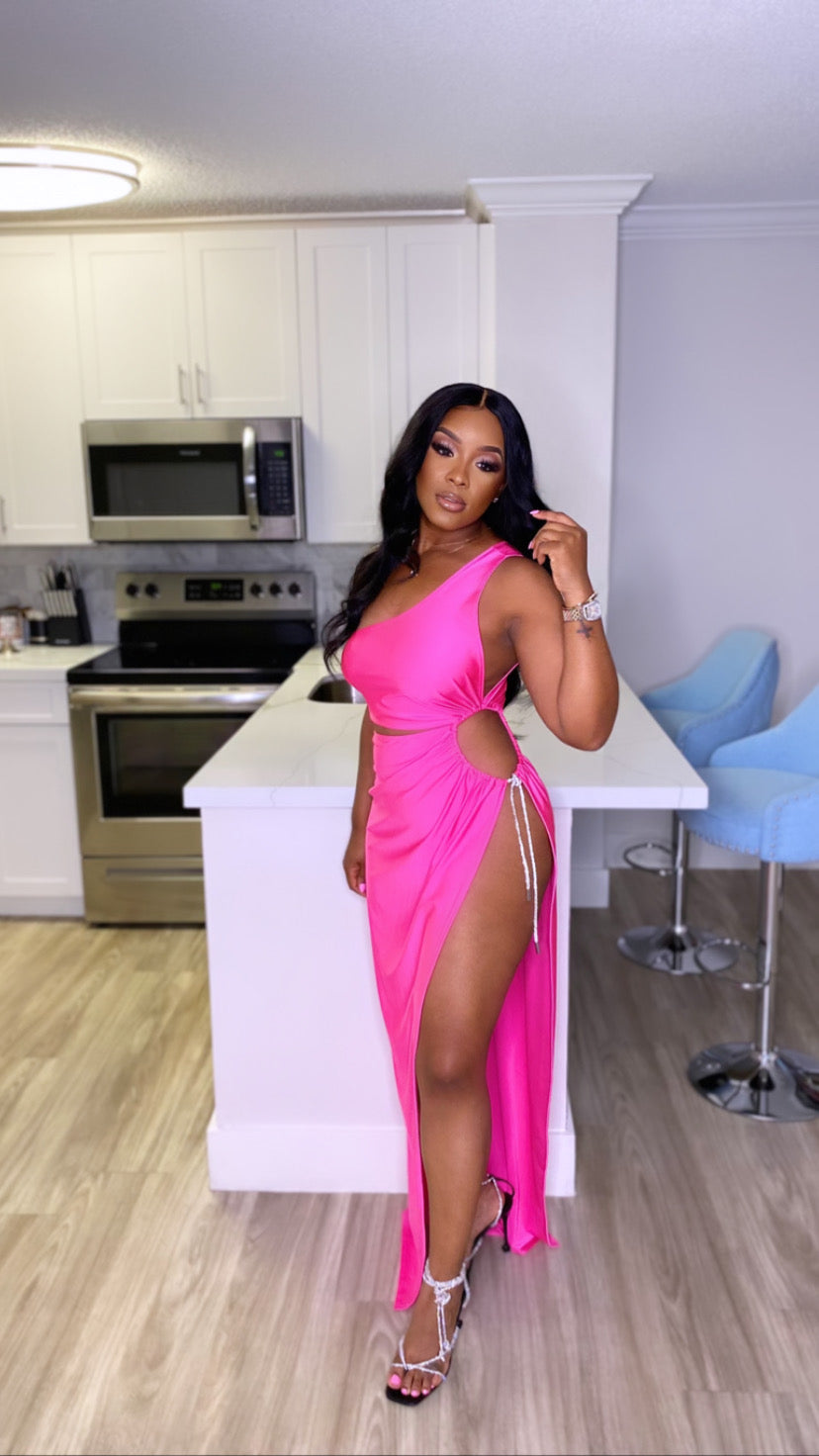 Kaycee Maxi Dress (Pink)