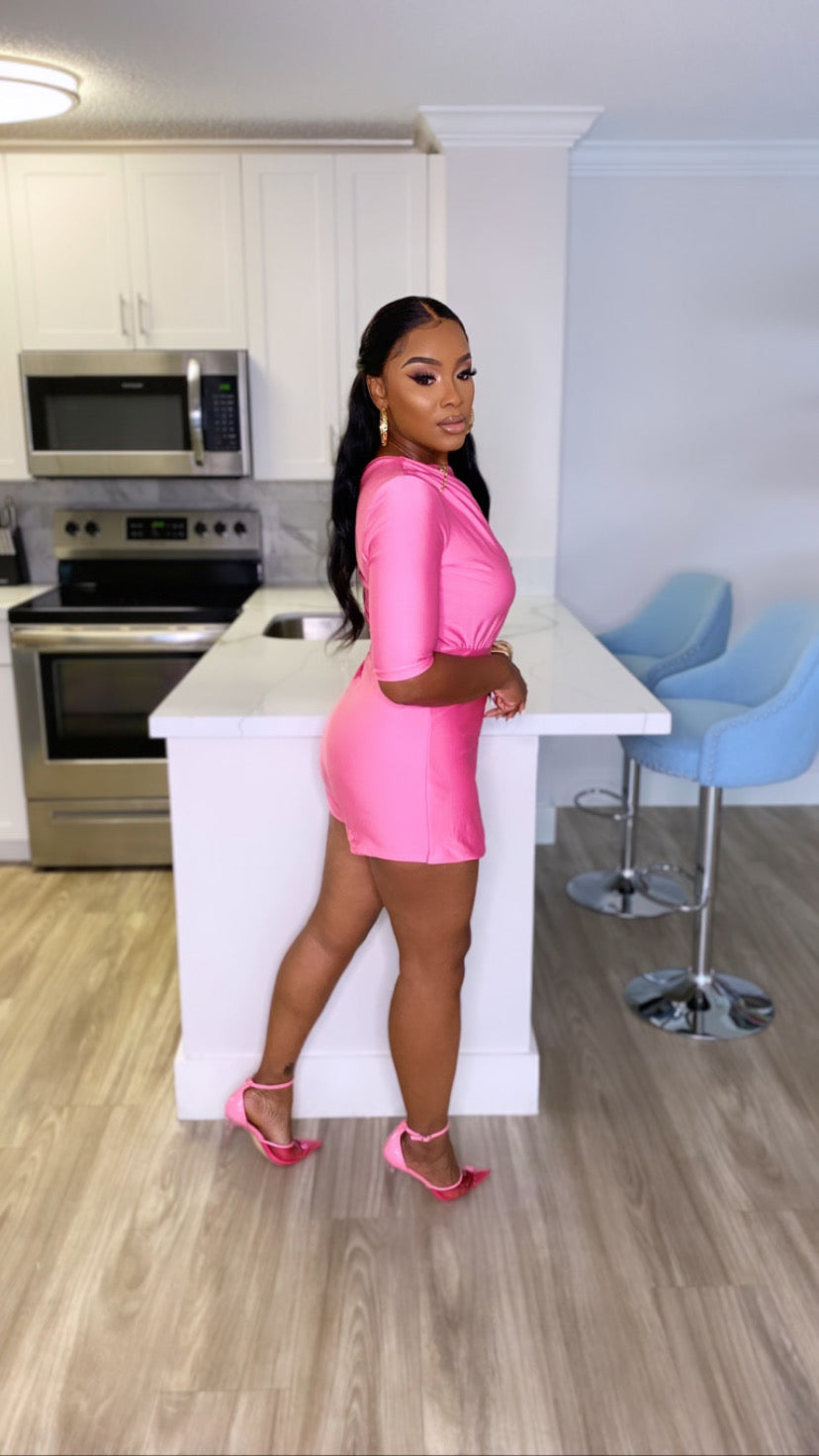 Pink Addict Romper