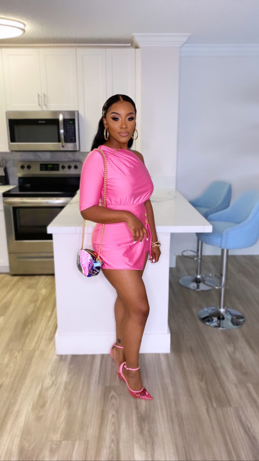 Pink Addict Romper