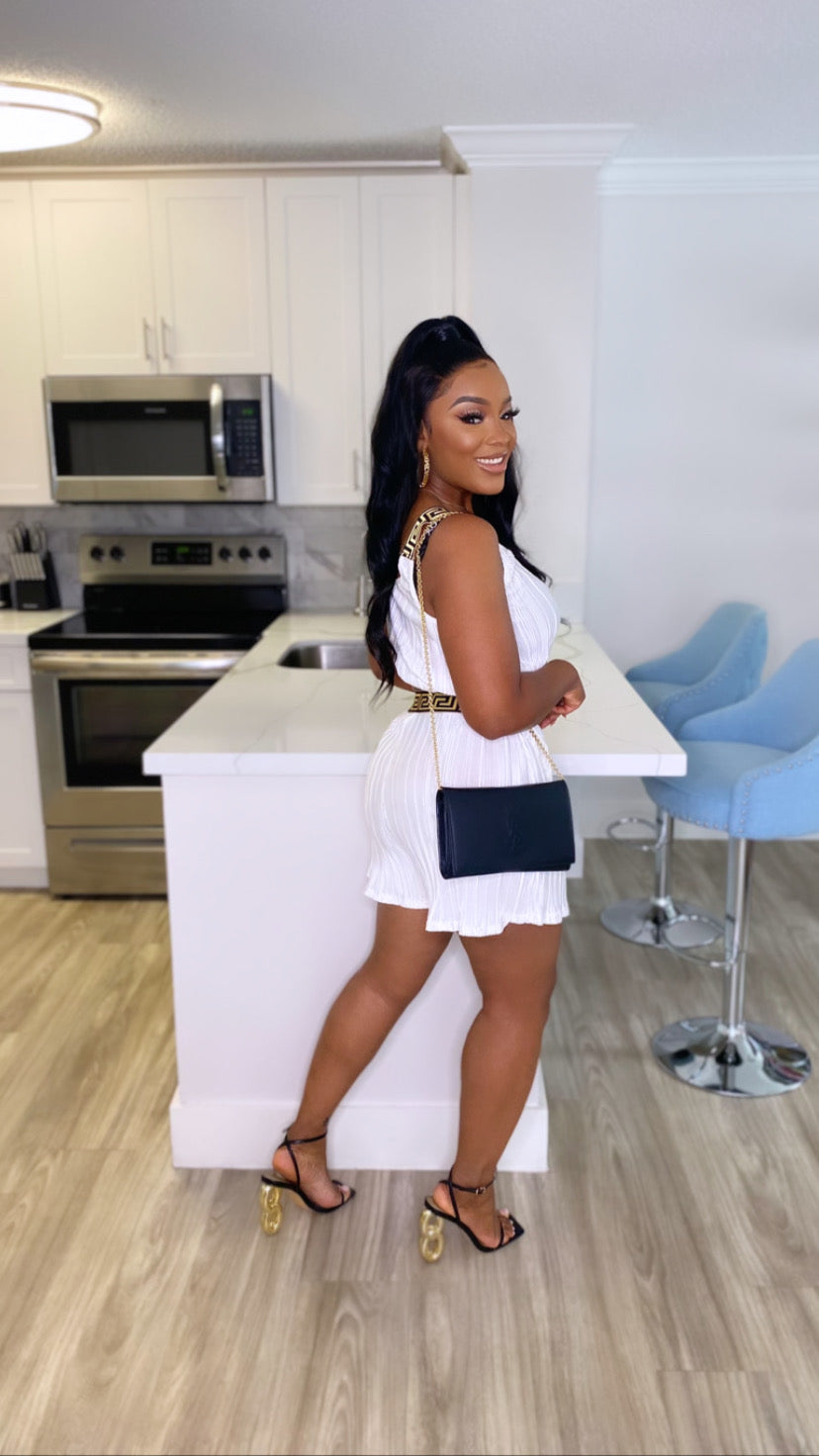 Gianni Shorts Set (White)