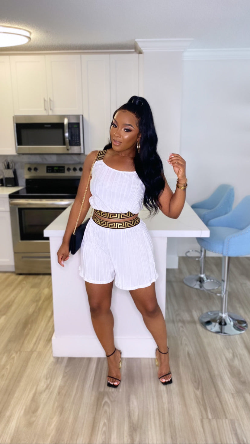 Gianni Shorts Set (White)