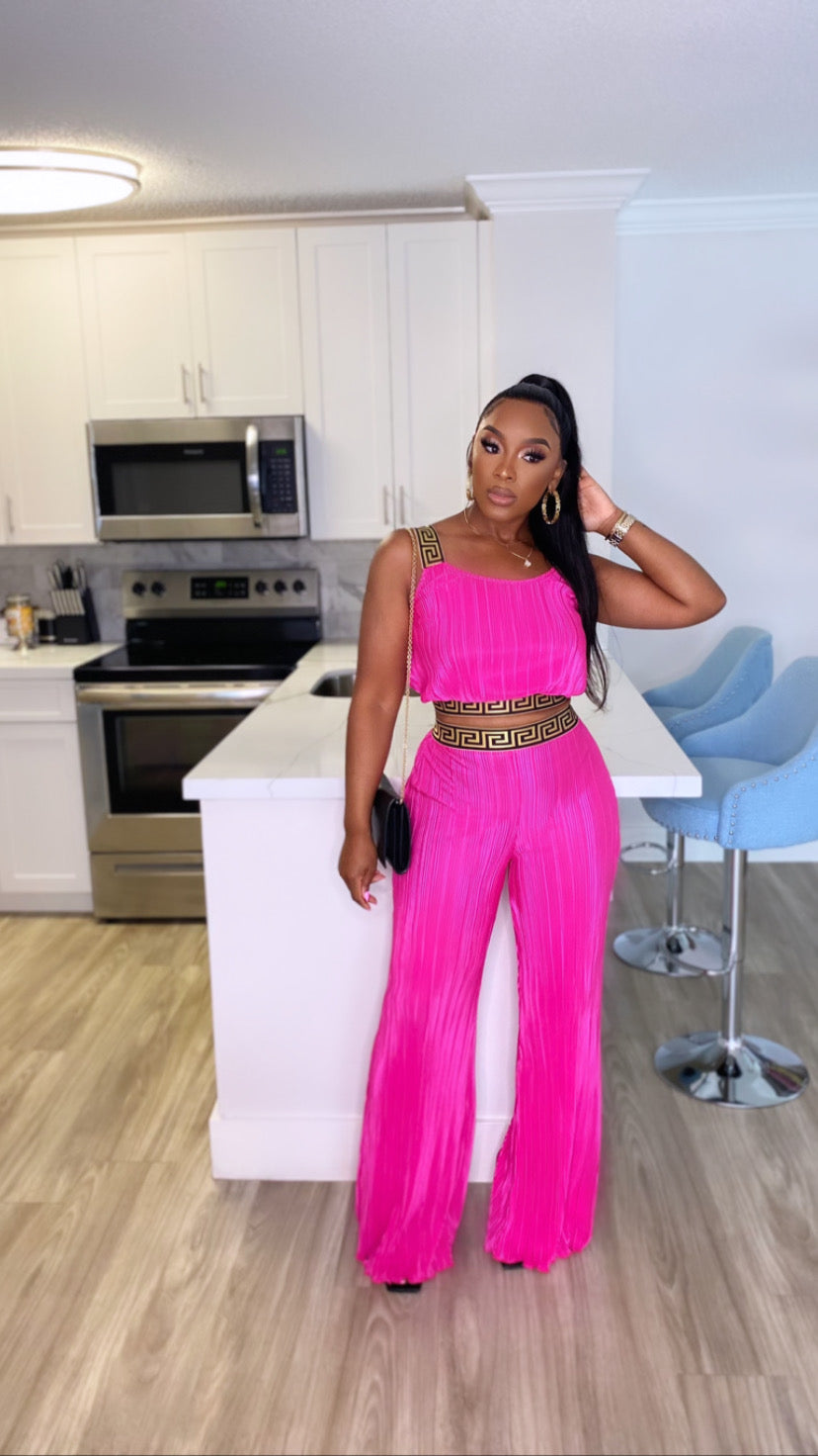 Gianni Pants Set (Pink)