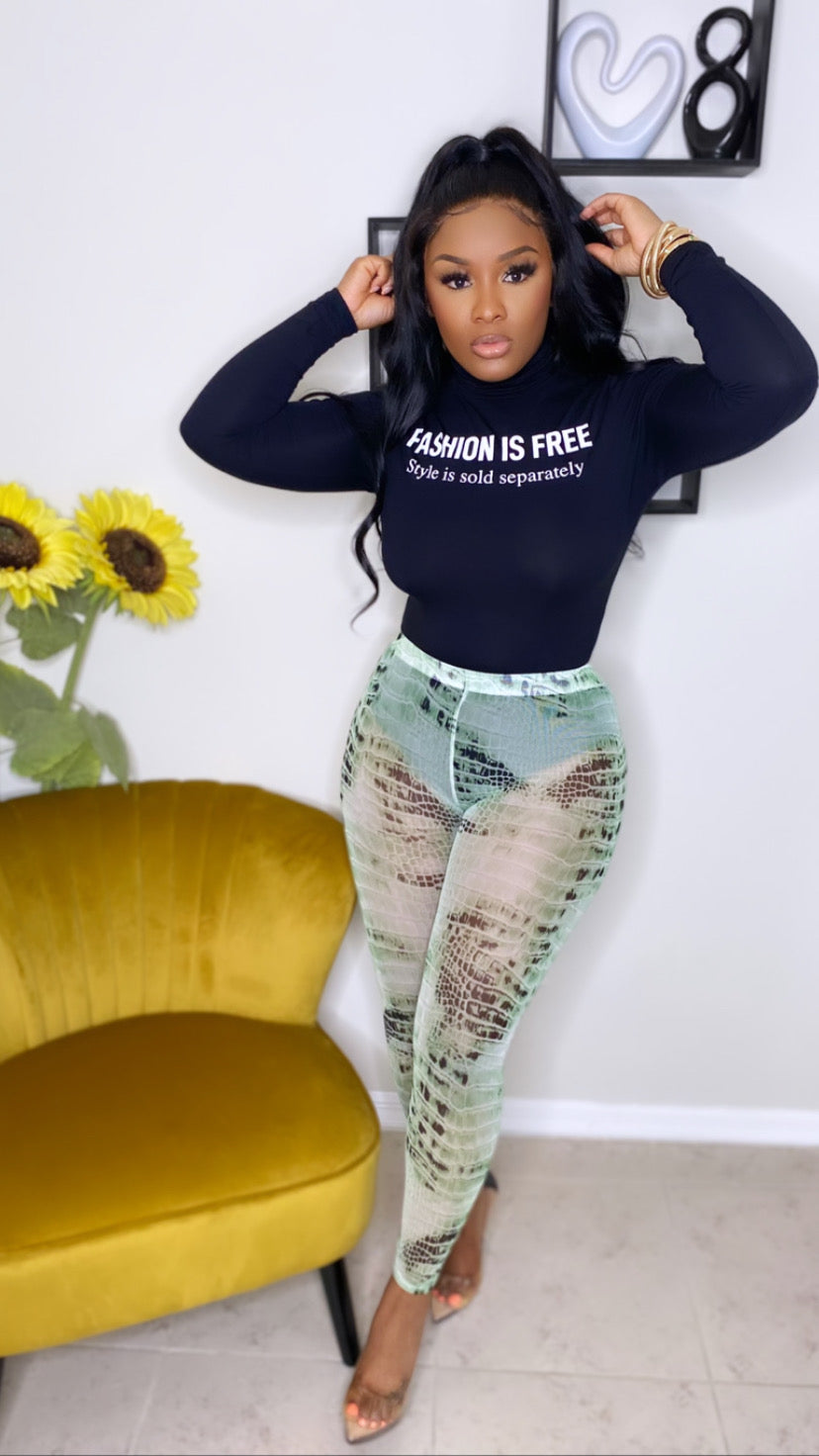 Fashion Is Free Bodysuit