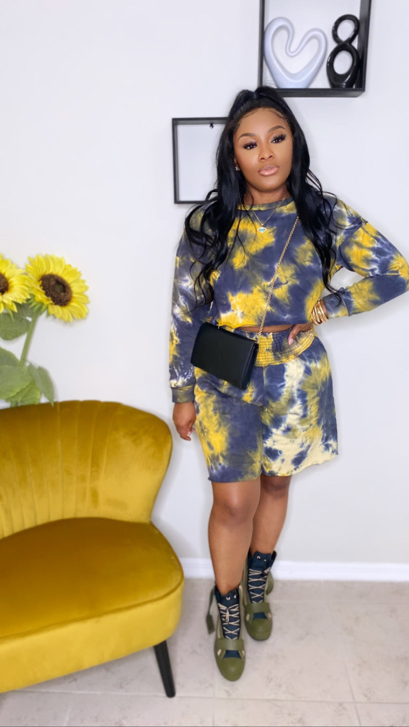Tie Dye Everything Set (Mustard)