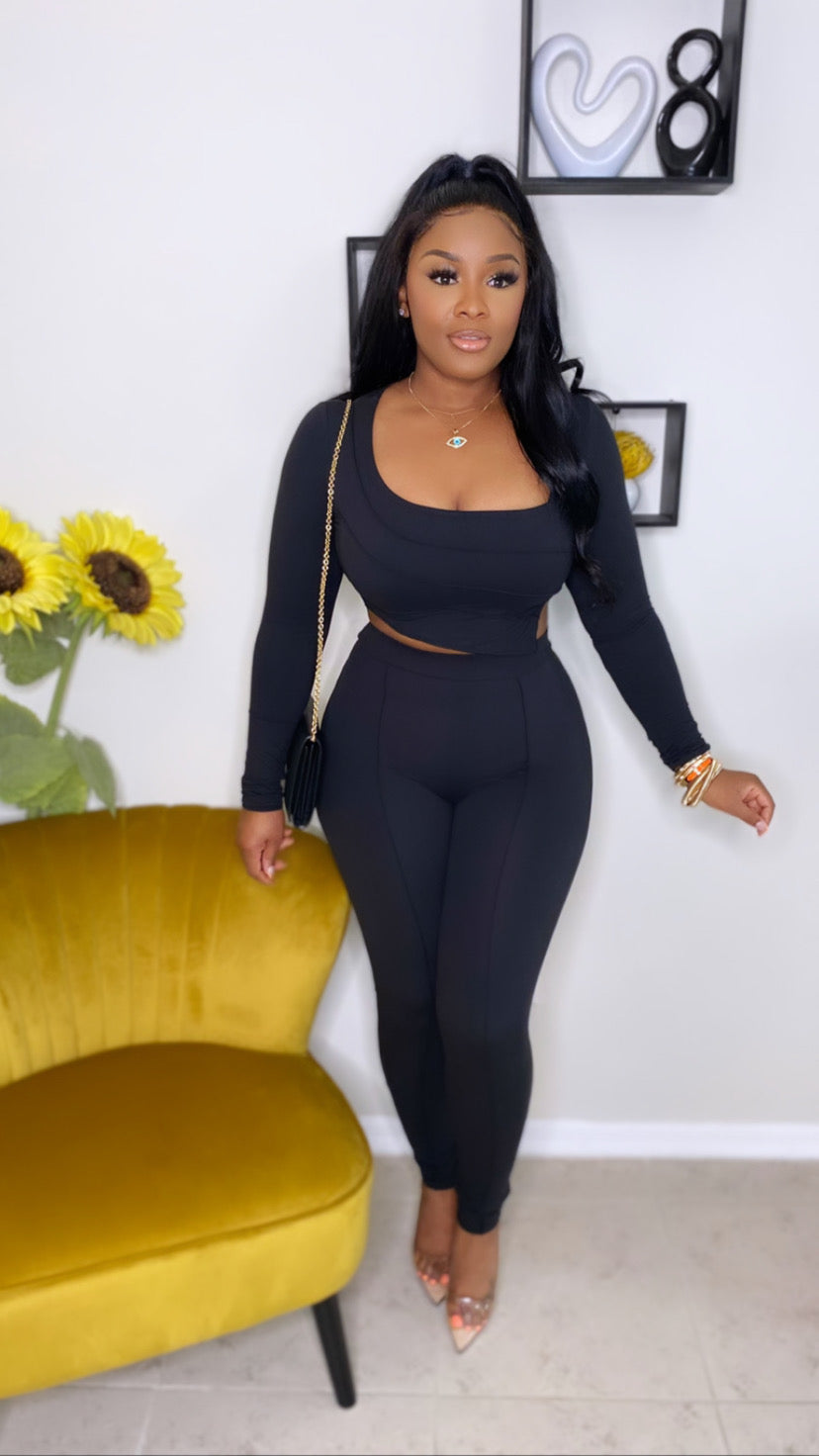 Toi Leggings Set (Black)