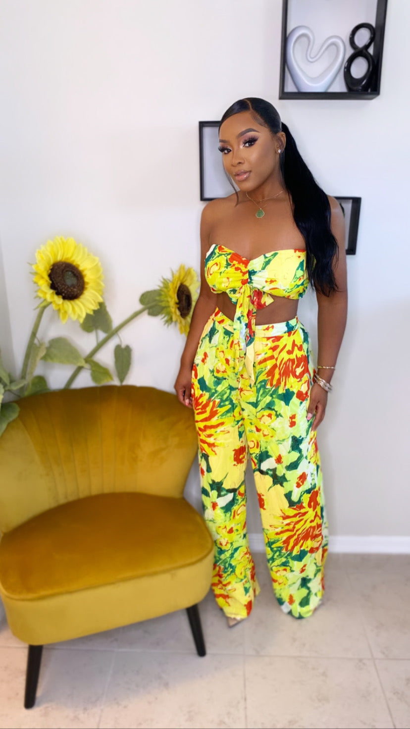Summer Splash Pants Set