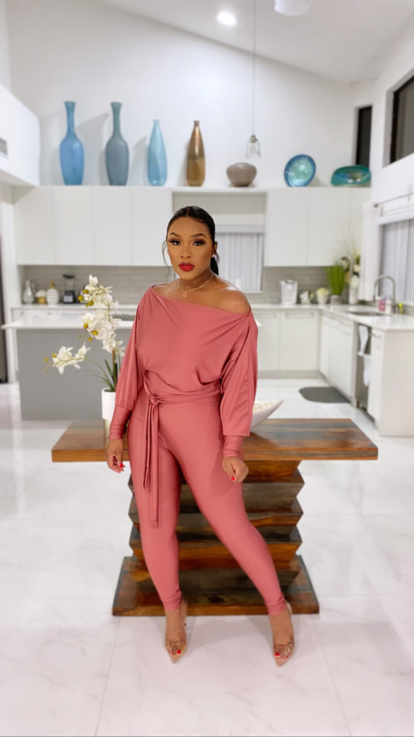 Champagne Jumpsuit Rosé