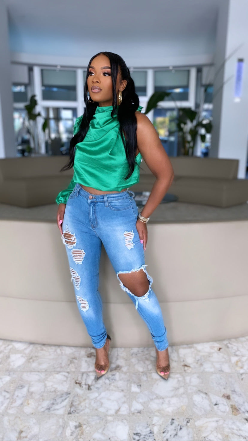 Alani Top (Green)