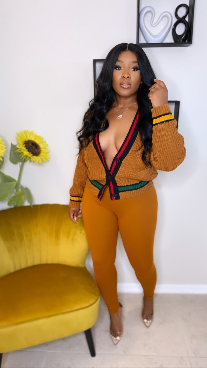 Paige Leggings Set (Almond)