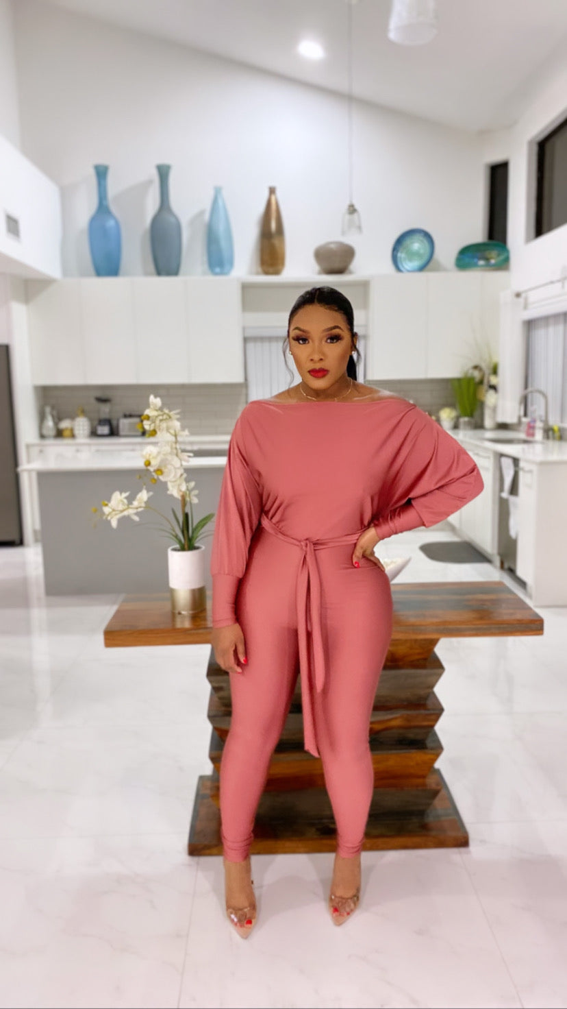 Champagne Jumpsuit Rosé