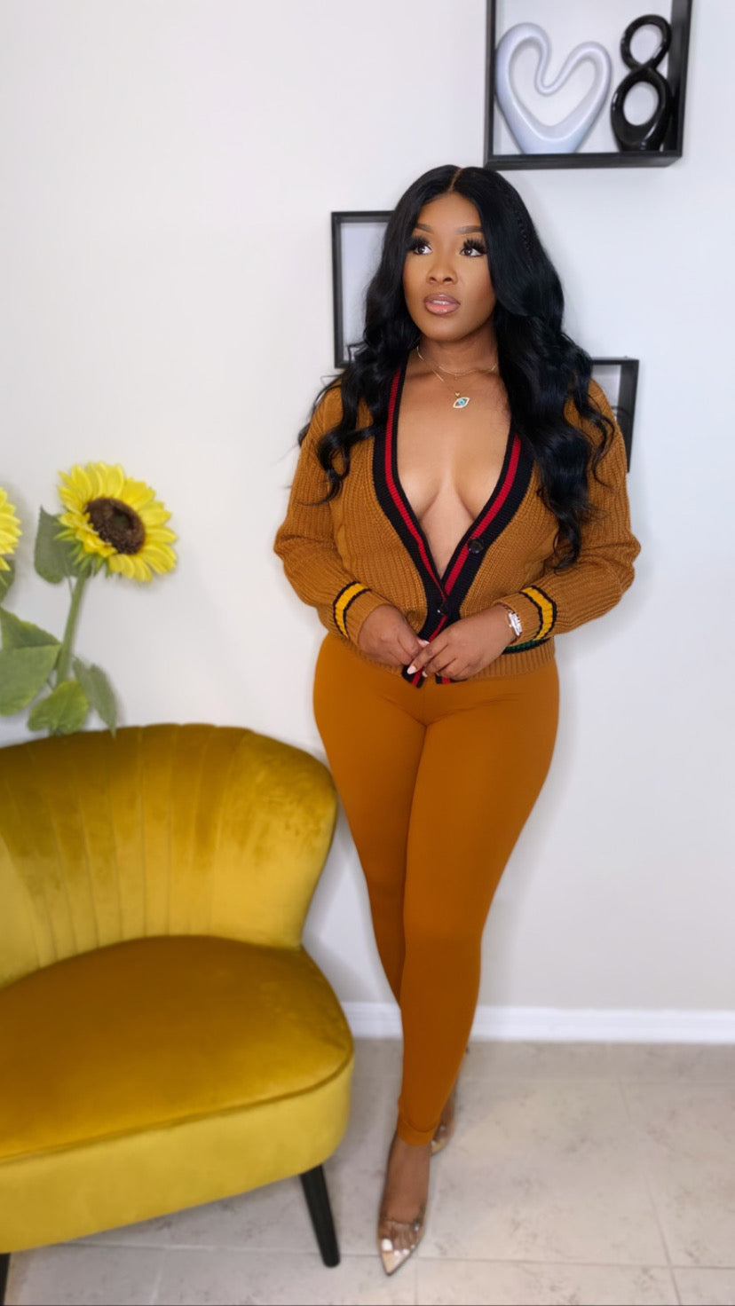 Paige Leggings Set (Almond)