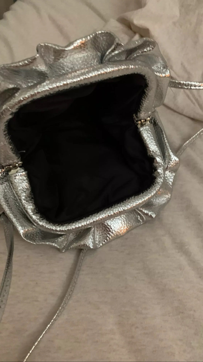 Metallic Cloud Purse