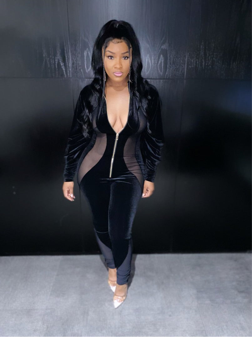 Velvet Wave Jumpsuit