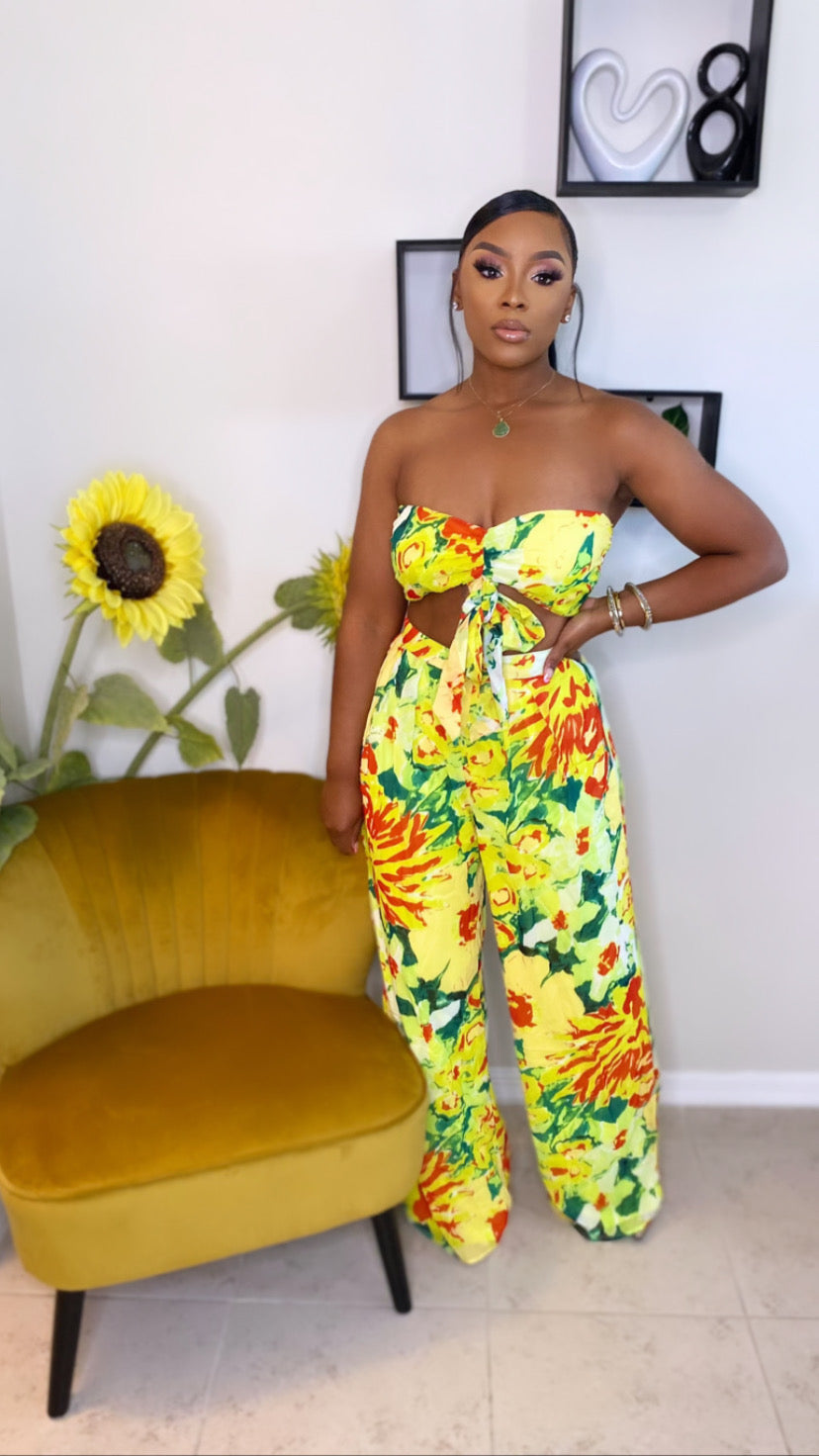 Summer Splash Pants Set