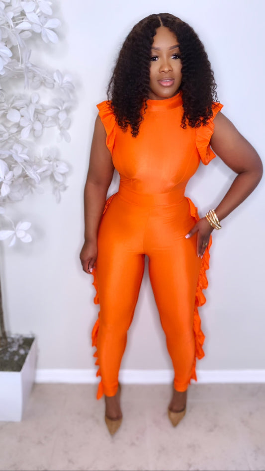 Giselle Jumpsuit (Orange)