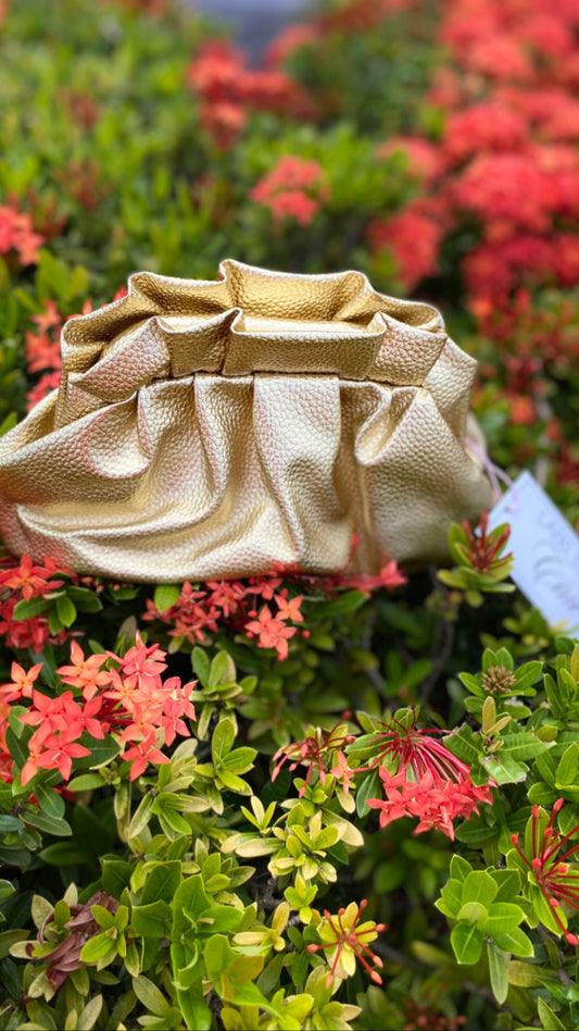 Metallic Cloud Purse